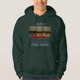 Det Maine gräset pekar hoodietröjan Hoodie