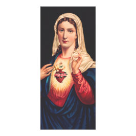 Det makulerade hjärtat av Mary Reklamkort