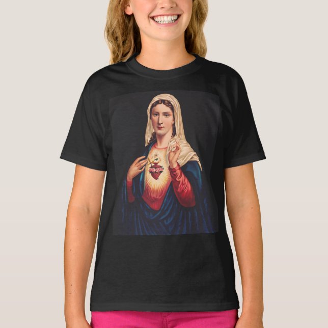 Det makulerade hjärtat av Mary T Shirt (Framsida)