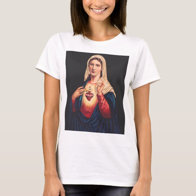 Det makulerade hjärtat av Mary T Shirt (Framsida)