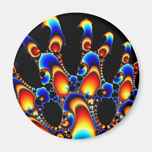Det - Mandelbrot Fractal Art Magnet (Framsidan)