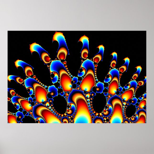 Det - Mandelbrot Fractal Art Poster (Framsidan)