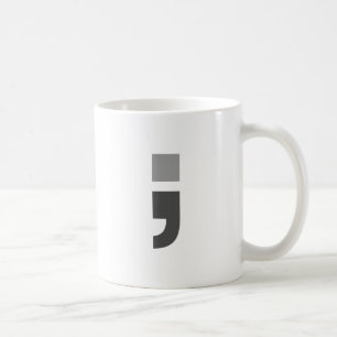 Det mångsidiga semikolonet kaffemugg