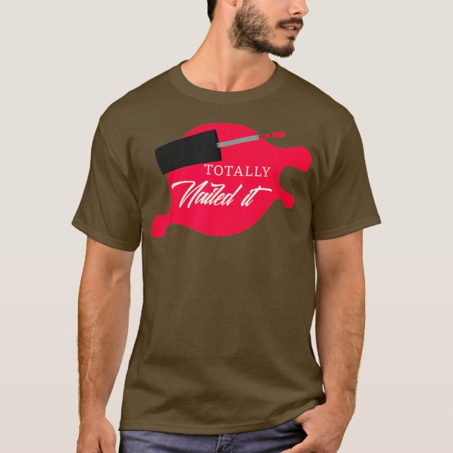 Det manipulerade Nagel Tech helt och hållet T Shirt (Framsida)