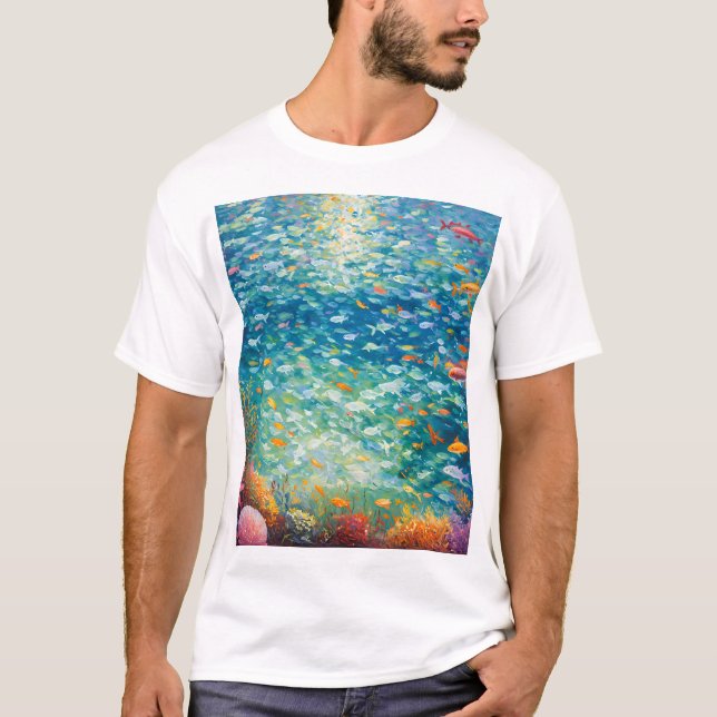 Det marina livet t shirt (Framsida)