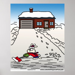 Det måste vara en tisdag - att skjuta Snö Poster