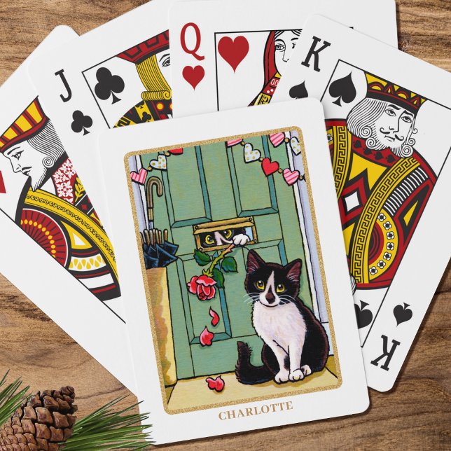 Det måste vara kärlek Cute Cat-eget namn Casinokort (Skapare uppladdad)