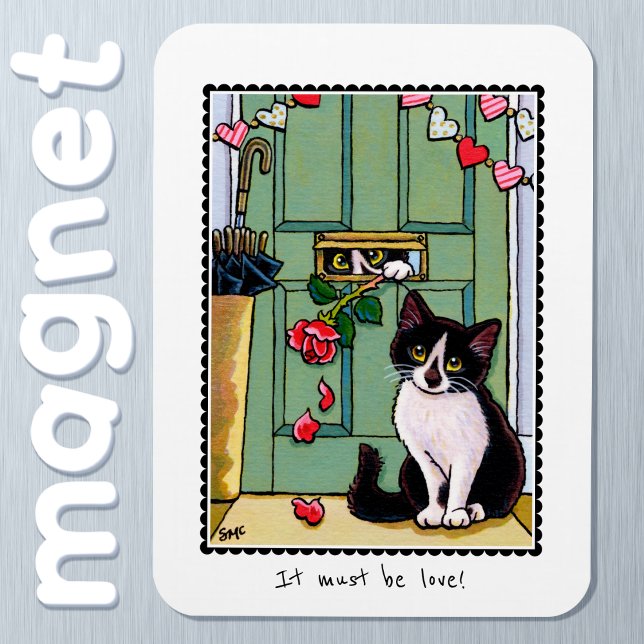 Det måste vara kärlek Cute Cat-eget namn Magnet (Skapare uppladdad)