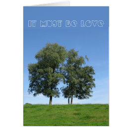 Det måste vara Kärlek Hälsningskort