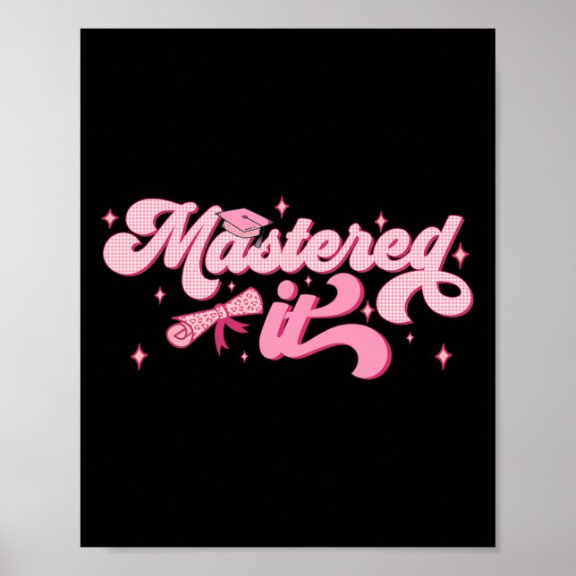 Det masterexamen i Student Mba Studenten Poster (Framsidan)