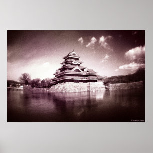 Det Matsumoto slottet, Japan Poster