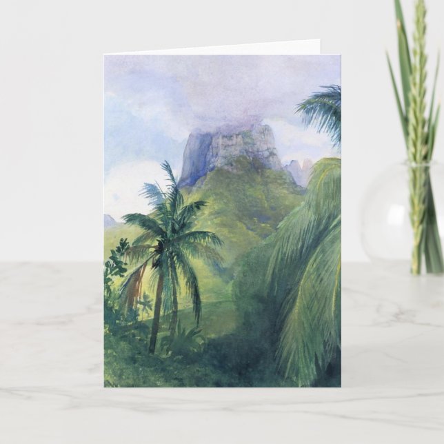 "Det maximalt av det Mauna Roa" - John LaFarge Kort (Framsida)