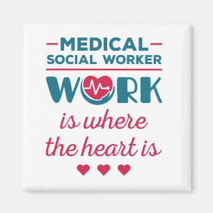 Det medicinska Social-arbetet är det som är hjärta Magnet