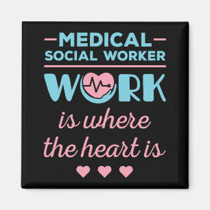 Det medicinska Social-arbetet är det som är hjärta Magnet