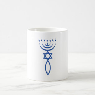 Det Messianic judiskt förseglar av Jerusalem Kaffemugg