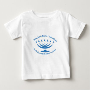 Det Messianic judiskt förseglar av Jerusalem T Shirt