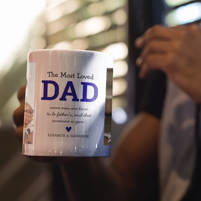 Det mest älskade familjefotot i Pappa Kaffemugg (Skapare uppladdad)