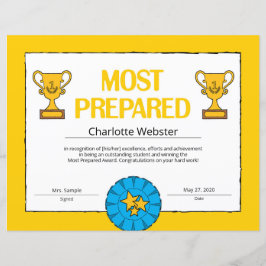 Det mest förberedda PDF-certifikatet för uppnående