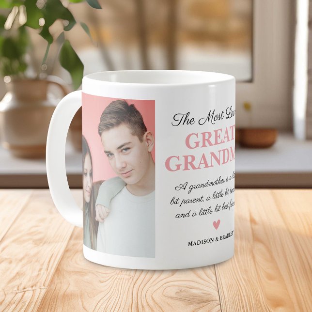 Det mest hopplösa Underbara Grandma 2-fotot Kaffemugg (Skapare uppladdad)