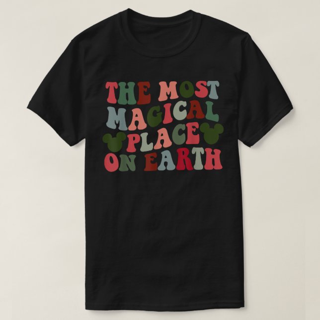 Det mest magiska Ställe på jorden T Shirt (Design framsida)
