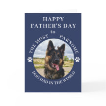 Det mest pinsamma fotoblå Hund Pappa
