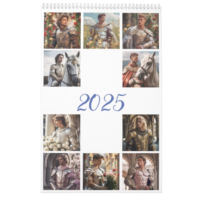 Det mest romantiska manarna. 2025 kalender (Baksida)