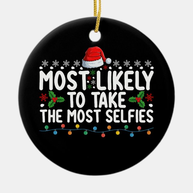 Det mest självklara är att ta den mest självklara  julgransprydnad keramik (Framsidan)