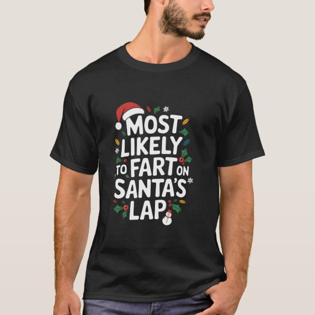Det mest troliga är att Fart på Santa s Lap-Supers T Shirt (Framsida)
