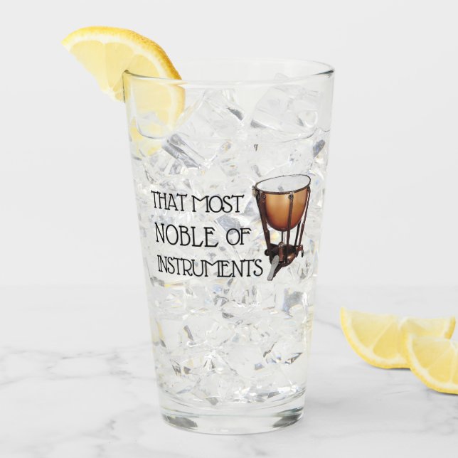 Det mesta av alla instrument - Timpani Glass Glaskopp (Framsida Ice)