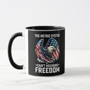 Det metriska systemet kan inte mäta frihet Usa Eag Mugg