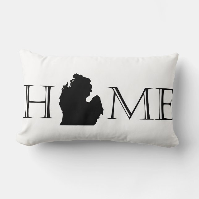 Det Michigan hemmet kudder Lumbarkudde (Framsida)