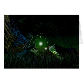 Det midnatta mötet hälsningskort