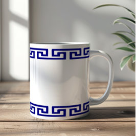 Det minimalistiska Anpassadet Mönster Kaffemugg