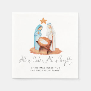Det minimalistiska nativitetsscenariot alla är Lu Pappersservett