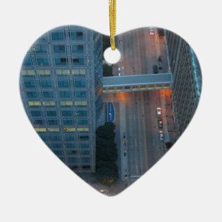 Det Minneapolis Minnesota fågelögat beskådar Julgransprydnad Keramik
