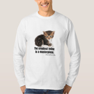 Det minsta kattdjuret är ett mästerverk. t shirt