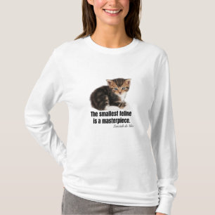 Det minsta kattdjuret är ett mästerverk. t shirt