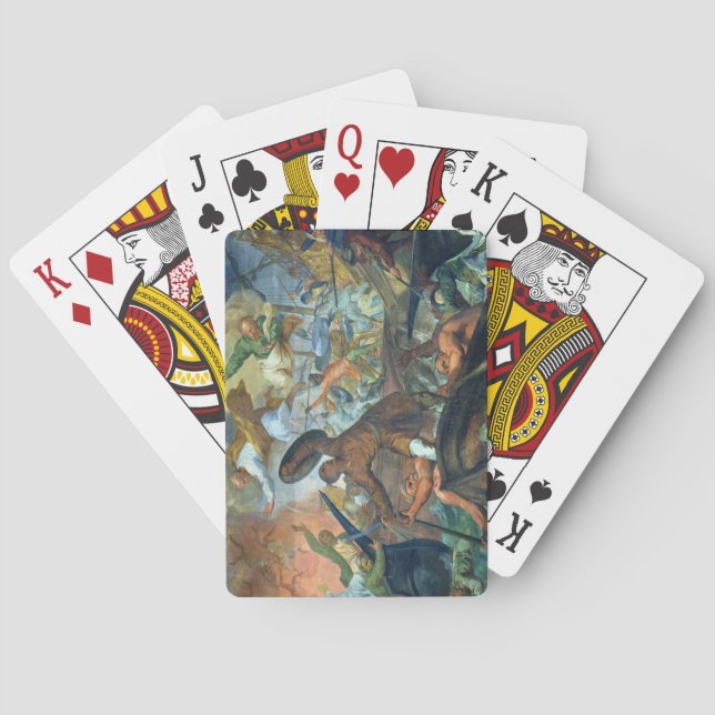 Det mirakulösa ingripandet av SS Peter och Paul Spel Kort (Baksidan)