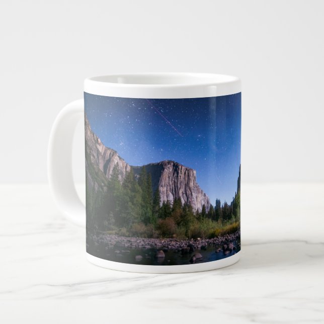 Det mjölkaktiga sättet | Yosemite nationalpark Jumbo Mugg (Framsida vänster)