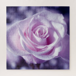 Det mjukast Rosa ros Jigszawa Puzzle Pussel
