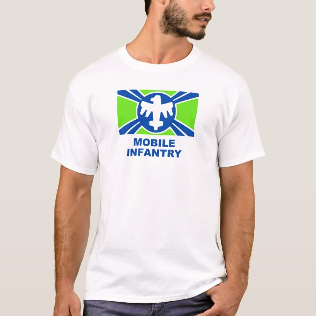 Det mobila infanterit sjunker t-shirt (Framsida)