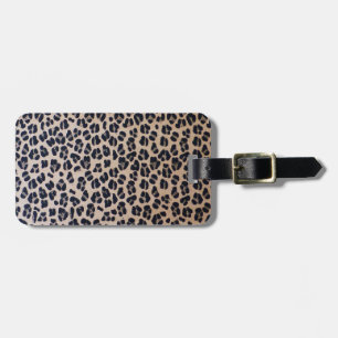 Det moderiktiga Leopardtrycket reser bagagemärkren Bagagebricka