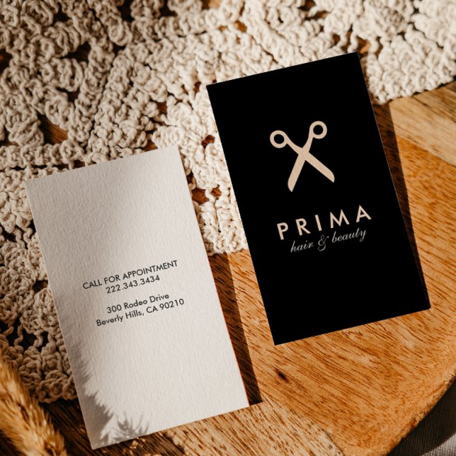 Det moderna Affärskortet | Hairdresser, Hair Salon Visitkort (Skapare uppladdad)