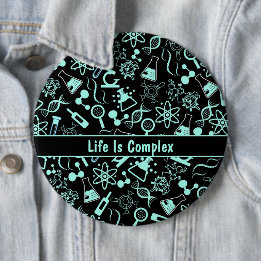 Det moderna akvabblåkemiska livet är komplext knapp