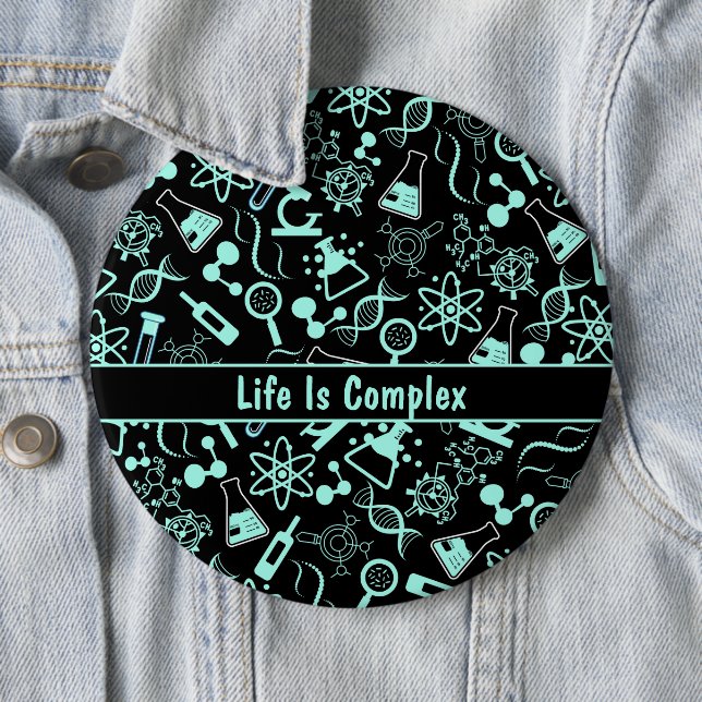 Det moderna akvabblåkemiska livet är komplext knapp (In Situ)