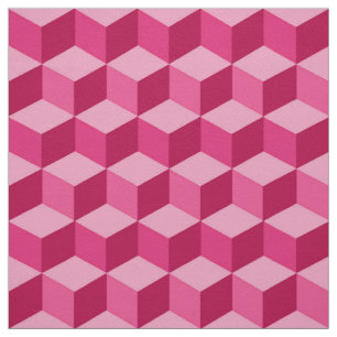 Det moderna diamantrastret, Fuchsia och tänder - Tyg