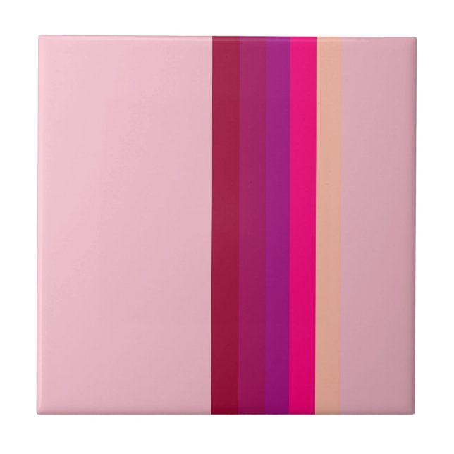 Det moderna färg i mitten av århundradet kakelplatta (Framsidan)