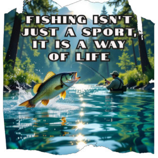 Det moderna fisket är ett sätt att leva t shirt