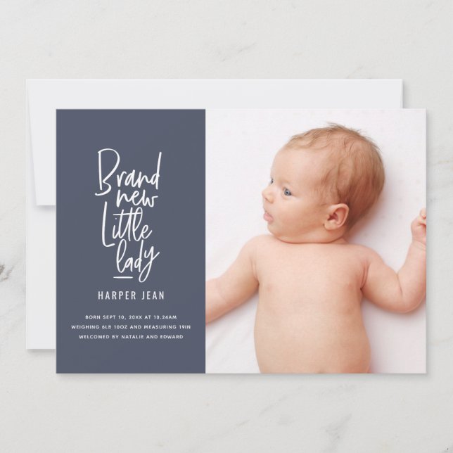 Det moderna födelseattentatet hand plockade flicka meddelande (Framsida)