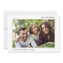 Det moderna god julfotoet Julhälsningar kortet